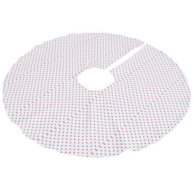 Baumrock Leinenimitat Weihnachtsbaumdecke (Schrägansicht)