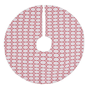 Baumrock Leinenimitat Weihnachtsbaumdecke