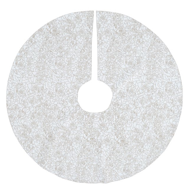 Baumrock Polyester Weihnachtsbaumdecke (Vorderseite)