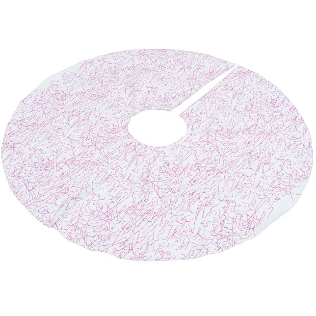 Baumrock Polyester Weihnachtsbaumdecke (Schrägansicht)