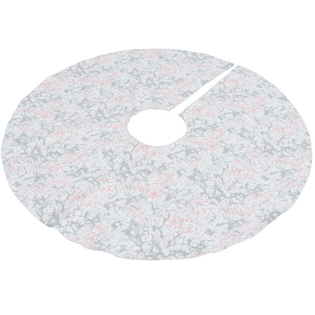 Baumrock Polyester Weihnachtsbaumdecke (Schrägansicht)