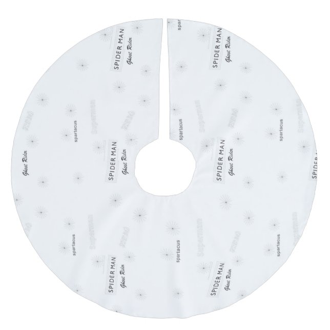 Baumrock Polyester Weihnachtsbaumdecke (Vorderseite)