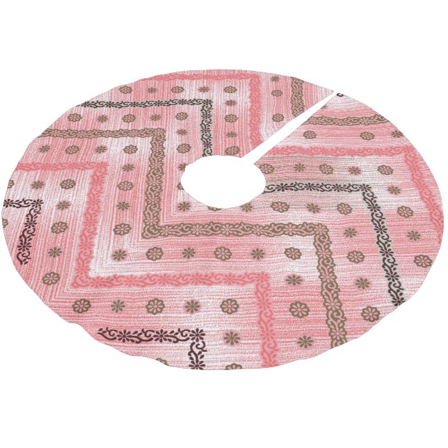 Baumrock Polyester Weihnachtsbaumdecke (Schrägansicht)