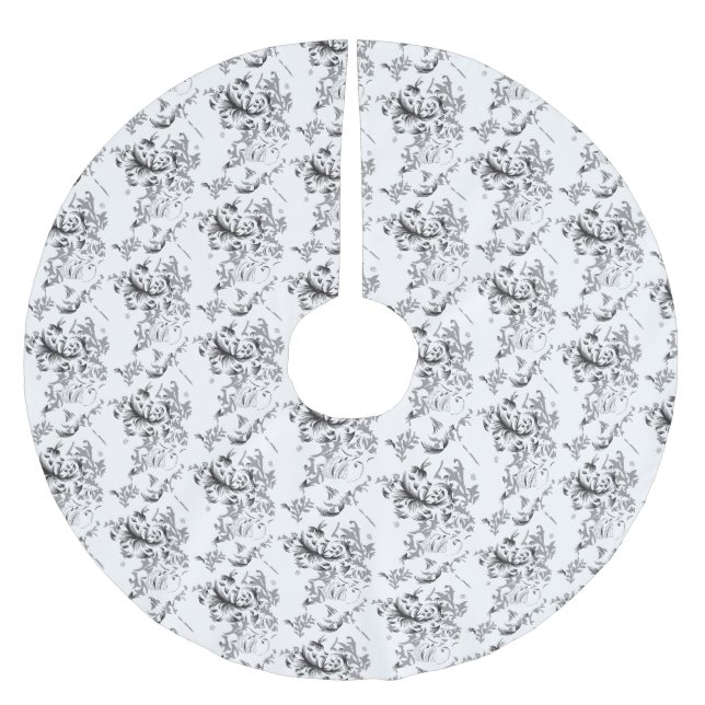 Baumrock Polyester Weihnachtsbaumdecke (Vorderseite)