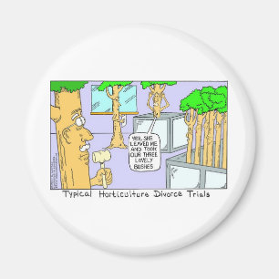 Baumscheidung: Funny Gifts T-Shirts & Sammlerstück Magnet