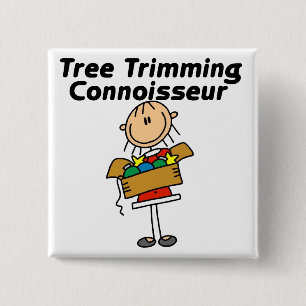 Baumschmuck-Experte T-Shirts und Geschenke Button