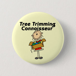 Baumschmuck-Experte T-Shirts und Geschenke Button