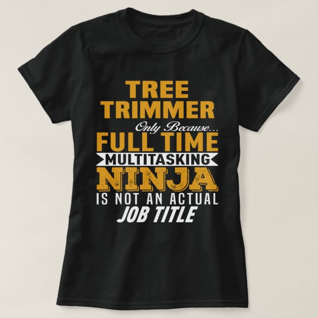 Baumschneider T-Shirt (Design vorne)