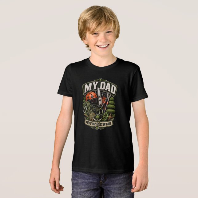 Baumschneider usw. Tri-Blend shirt (Vorderseite voll)