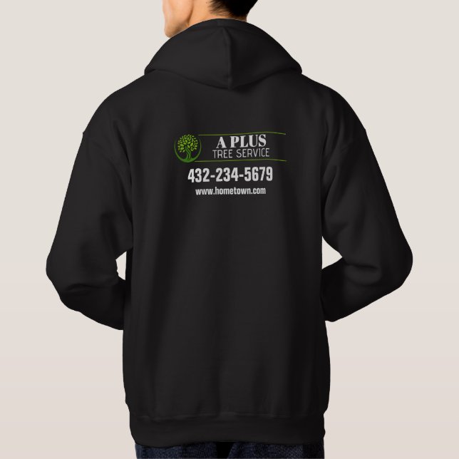Baumschneidung Hoodie (Rückseite)