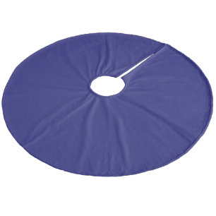 Baumschurzeltuch in Mitternachtsblau für festliche Fleece Weihnachtsbaumdecke