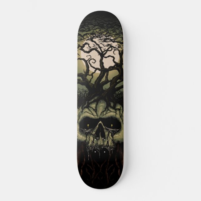 Baumskull Skateboard (Vorderseite)