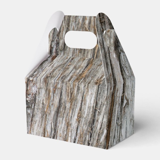 Baumstamm Geschenkschachtel (Rückseite)