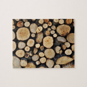 Baumstamm Puzzle