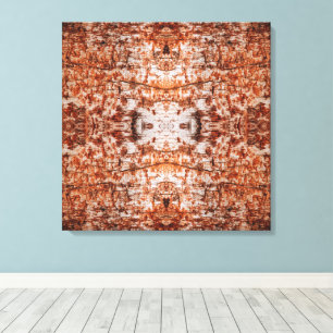 Baumstamm Querschnitt Foto Mixed Media Wiederholun Leinwanddruck