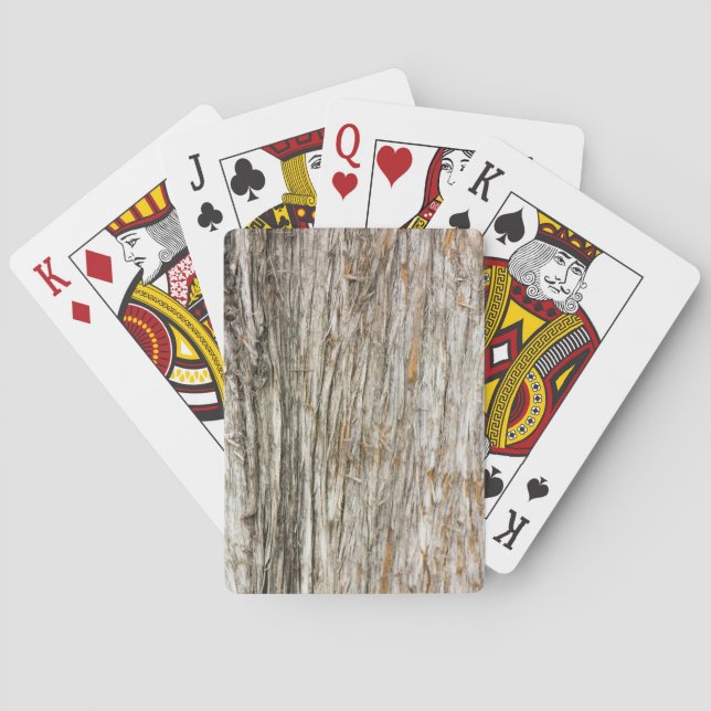 Baumstamm Spielkarten (Rückseite)