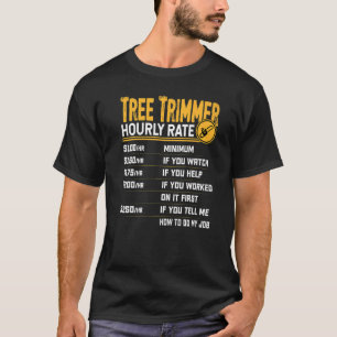 Baumstamm-Stundentrainer T-Shirt