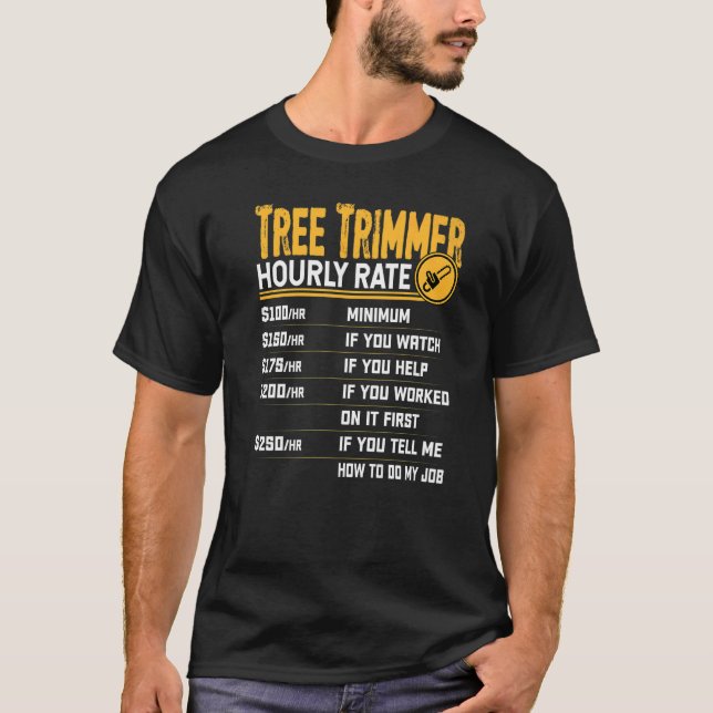 Baumstamm-Stundentrainer T-Shirt (Vorderseite)