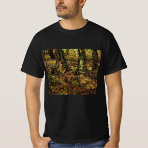 Baumstämme mit Efeu von Vincent van Gogh T-Shirt