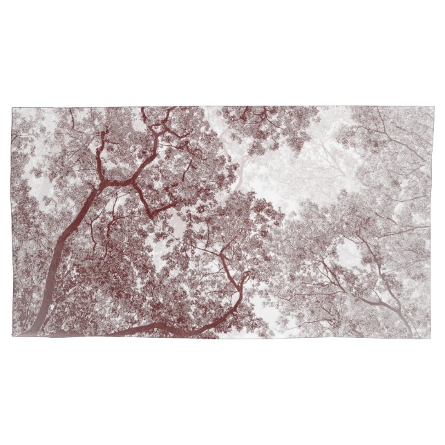 Baumstruktur Karte 4 Kissenbezug (Vorderseite)