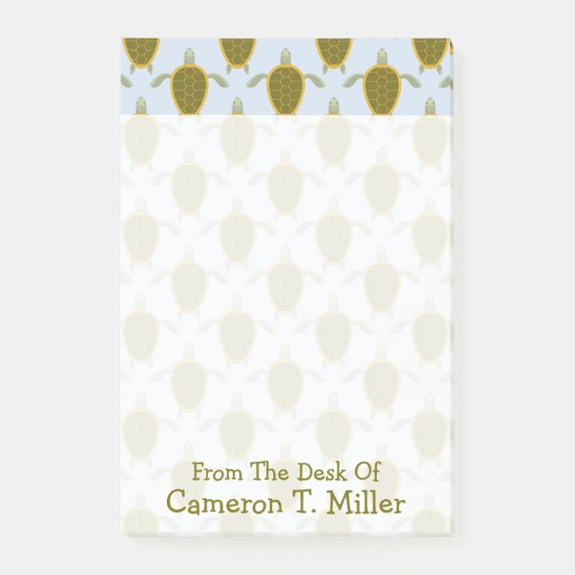 Baumstruktur| Name hinzufügen Post-it Klebezettel (Vorderseite)