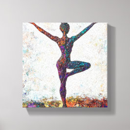 Baumstruktur Pose Canvas Print Leinwanddruck