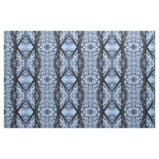 Baumstruktur Silhouette Foto Gemustert Stoff (Fat Quarter (45,7 x 55,9 cm))