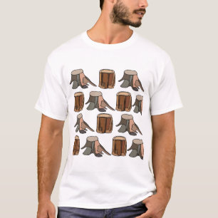 Baumstumpf Arborist Baumpfleger T-Shirt
