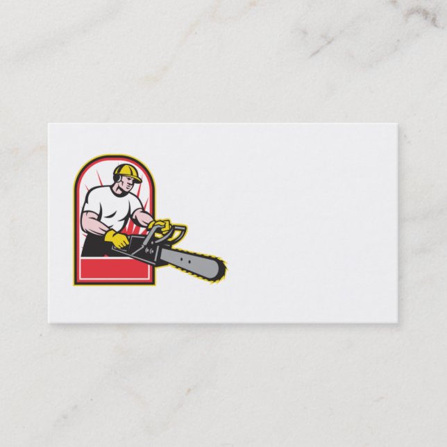 Baumtrimmer pruner Baumzüchter-Visitenkarte Visitenkarte (Vorderseite)