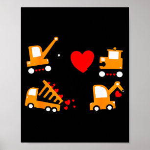 Baumüllkipper Valentinstag des Liebhabers Ki Poster