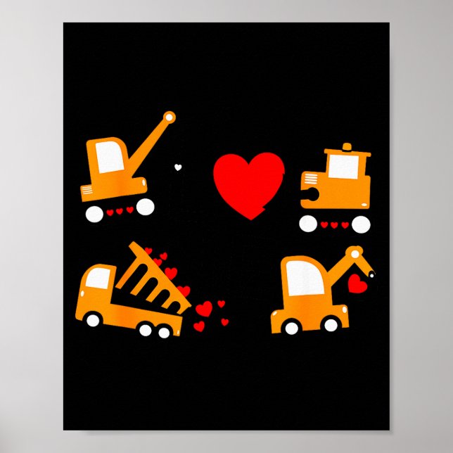 Baumüllkipper Valentinstag des Liebhabers Ki Poster (Vorne)