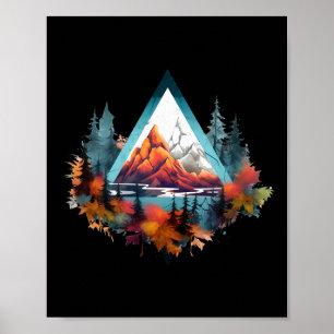 Baumwald Natur Außenbereich Poster