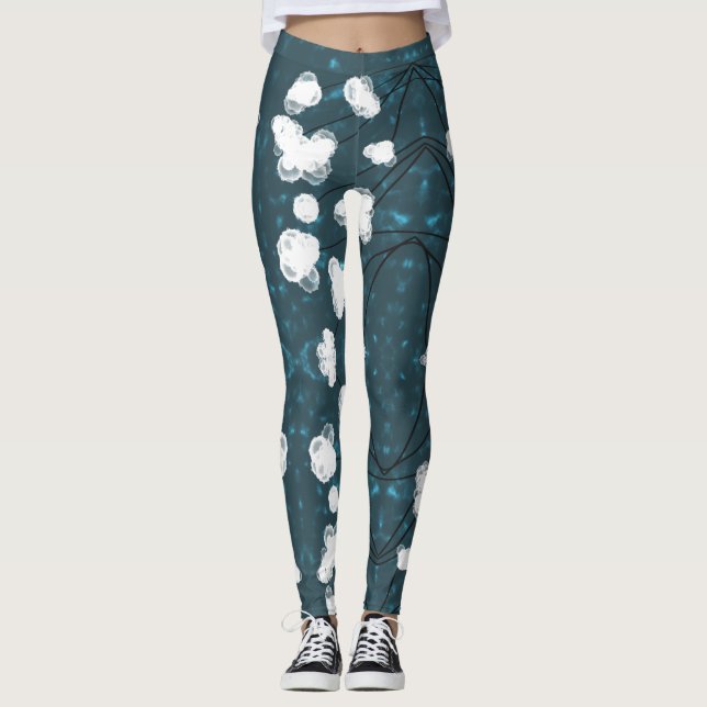 Baumwoll-Juwel Leggings (Vorderseite)