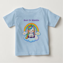 Baumwoll-Komfort-Einhorn Baby T-shirt