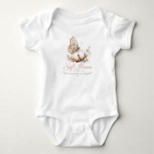 Baumwollblüten-Design Baby Strampler