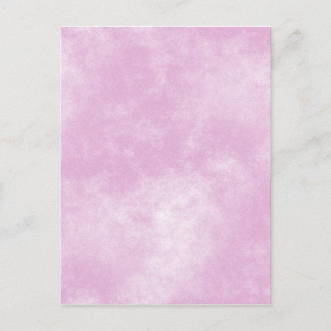 BAUMWOLLE PINK FOG-HINTERGRUNDTEXTVORLAGE POSTKARTE (Vorderseite)