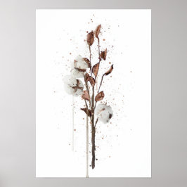 Baumwolle Poster