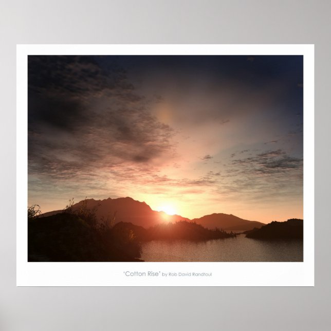 Baumwollerhöhung Poster (Vorne)