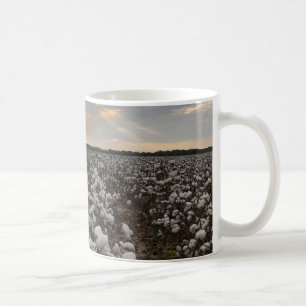 Baumwollfeld-Sunset Kaffeetasse
