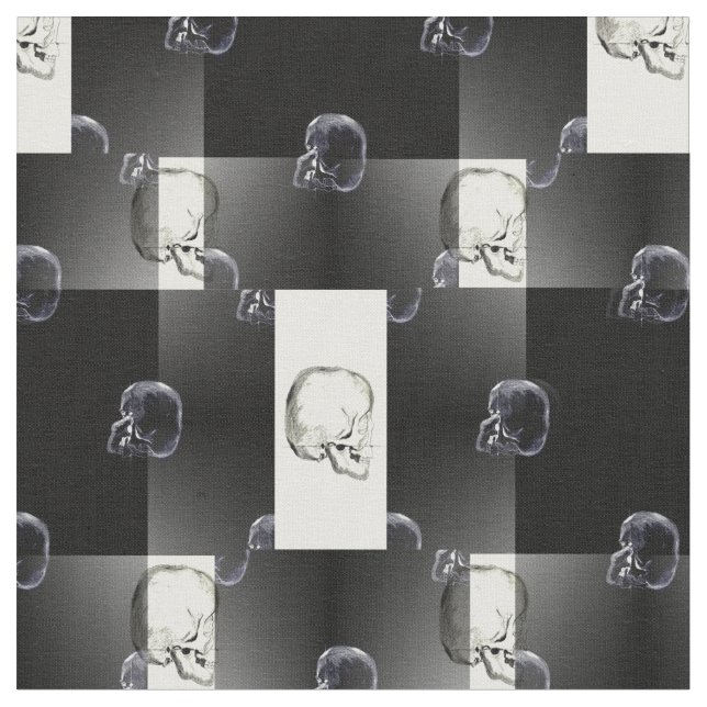 Baumwollgewebe aus Skelett-Crew Stoff (Nahaufnahme)