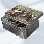 Baumwollmarkt in New Orleans von Edgar Degas Puzzle<br><div class="desc">Cotton Market in New Orleans (1873) von Edgar Degas ist ein Vintager Impressionismus feine Kunst Porträtmalerei mit einer Gruppe von Geschäftsleuten in einem Textilien-Raum mit Baumwolle. Ein Mann sitzt und liest eine Zeitung. Über den Künstler: Edgar Degas (1834-1917) gilt als einer der Gründer des Impressionismus, obwohl er lieber Realismus und...</div>