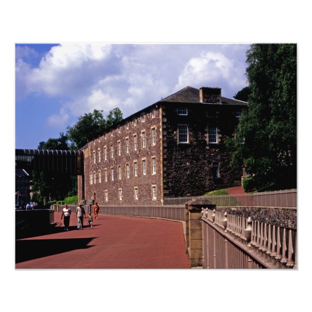 Baumwollmilch bei New Lanark Postcard Poster Foto  (Vorne)