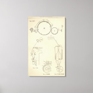 Baumwollspinnen II Leinwanddruck