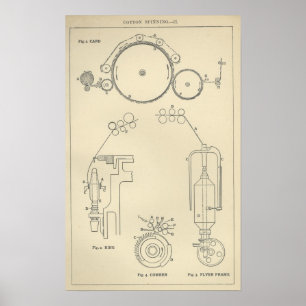 Baumwollspinnen II Poster