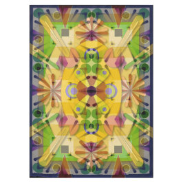 Baumwolltischdecke abstraktes geo 60x84 bewegt tischdecke