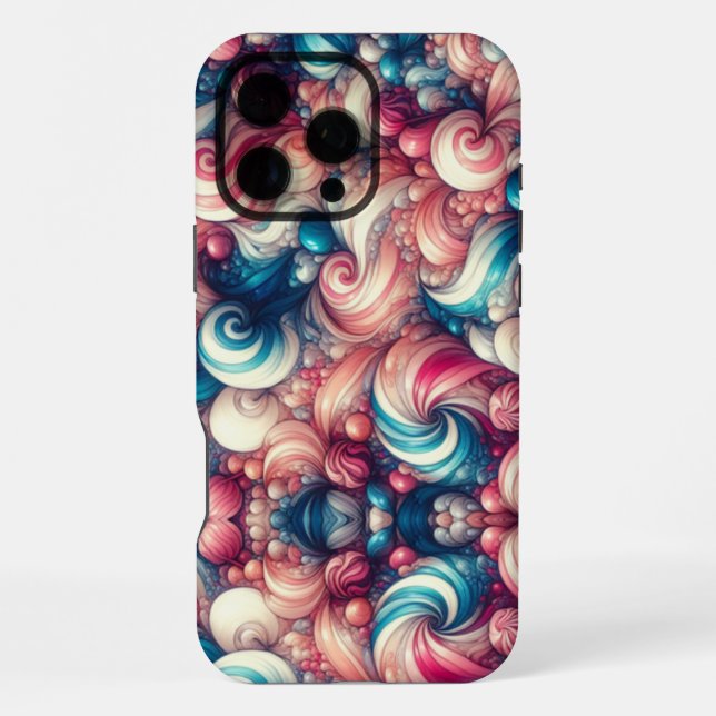 Baumwollzucker-Bubble-Gum iPhone Hülle (Rückseite)