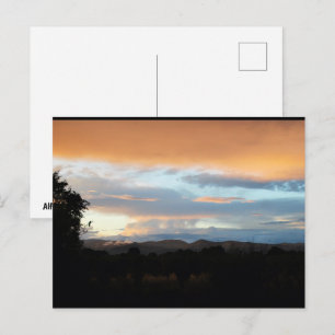 Baumwollzucker Dämmerung Postkarte
