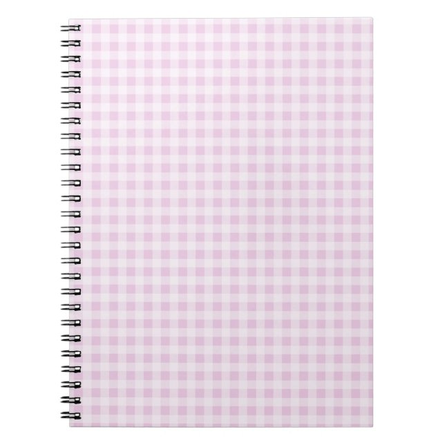 Baumwollzucker-Gingham Notizblock (Vorderseite)