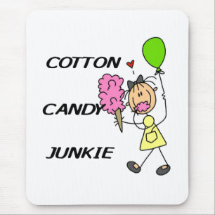 Baumwollzucker-Junkie Mousepad