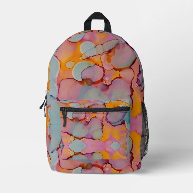 Baumwollzucker-Mirage Bedruckter Rucksack (Vorderseite)